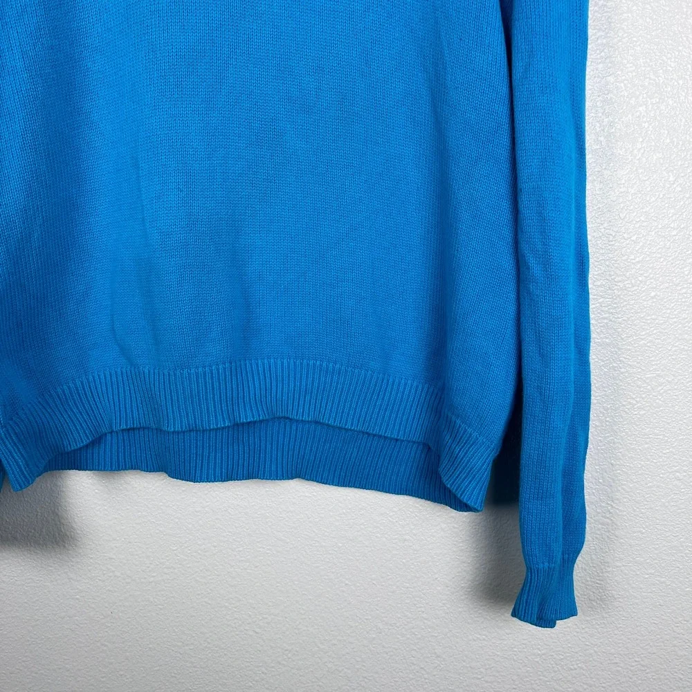 Lauren‎ Ralph Lauren Women's Knit Sweater Blue Sz XL